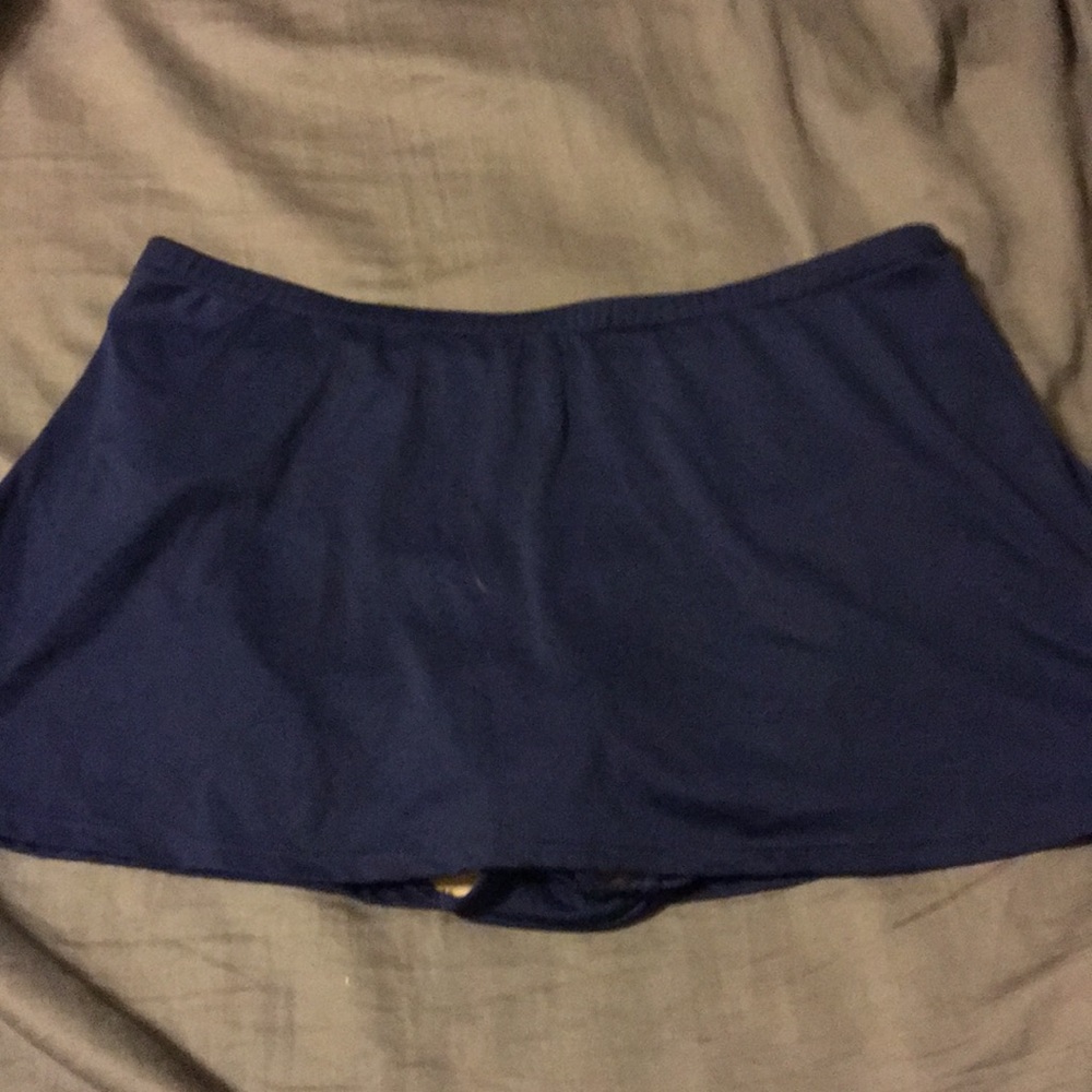 Swimsuit skirt. Navy blue. SizeXL.